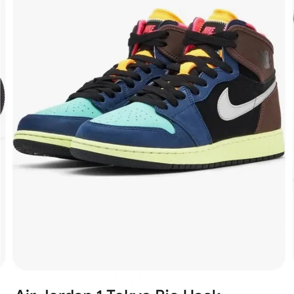 NIKE Air Jordan 1 Retro High ‘Tolyo Bio Hack’. 6.5Y - Picture 2 of 6